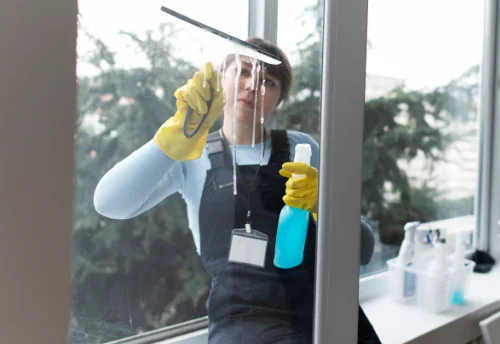 Nettoyage de vitres intérieures et extérieures à Ploudiry